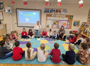 Gadki z psem- zajęcia edukacyjne w ramach akcji "Dzieciństwo bez przemocy"!