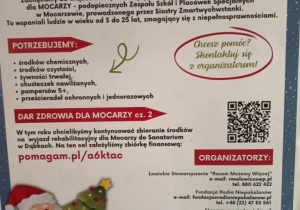 Mikołajkowa zbiórka dla Mocarzy!