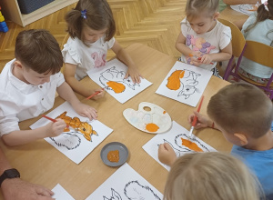Wiewiórki- pierwsze dni w przedszkolu!