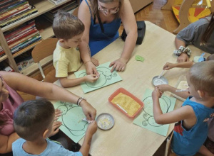 Zajęcia adaptacyjne w grupie „Ślimaczki”