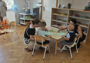 Zajęcia adaptacyjne w grupie „Ślimaczki”