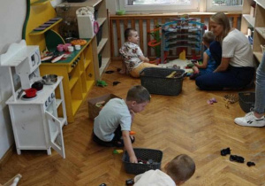 Zajęcia adaptacyjne w grupie „Ślimaczki”