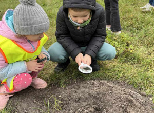 Wiewiórki- zajęcia „Mały Eksperymentator" w plenerze!