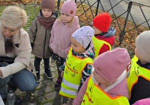 Niedźwiadki odwiedziły pomnik Powstańców Styczniowych 1863 r.