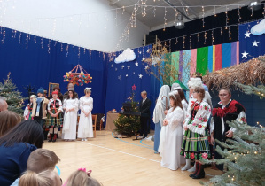 Jeżyki na Jasełkach Bożonarodzeniowych 2025 – pt. „Bóg jest w nas" w Specjalnym Ośrodku Szkolno - Wychowawczym w Łowiczu.