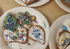 Ślimaczki dekorują pierniczki!