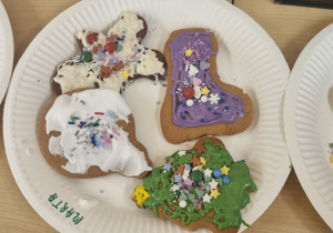 Ślimaczki dekorują pierniczki!