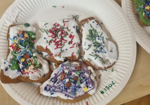 Ślimaczki dekorują pierniczki!