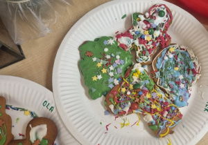 Ślimaczki dekorują pierniczki!