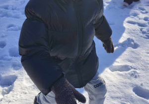 Zimowe zabawy na śniegu Ślimaczków!