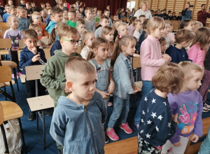 Wiewiórki w Szkole Pijarskiej w Łowiczu na przedstawieniu!