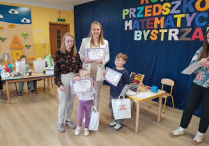 Laureaci międzyprzedszkolnego konkursu „Przedszkolaki Matematyczne Bystrzaki”!
