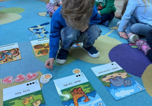 Matematyczne zabawy w grupie „Sówki"!