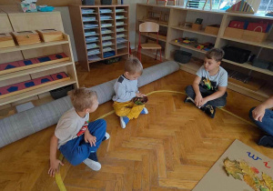 Lekcja ciszy w grupie Ślimaczki!