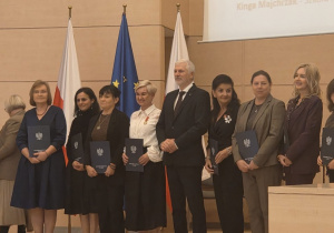 Wojewódzkie obchody DEN- Pani Aga Kunicka i Pani Dyrektor z nagrodami!