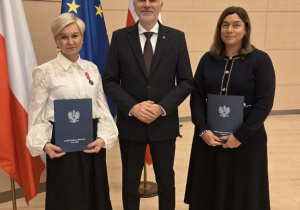 Wojewódzkie obchody DEN- Pani Aga Kunicka i Pani Dyrektor z nagrodami!