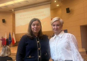 Wojewódzkie obchody DEN- Pani Aga Kunicka i Pani Dyrektor z nagrodami!