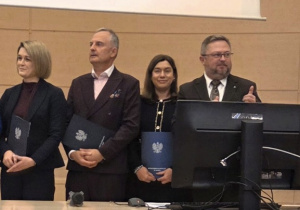 Wojewódzkie obchody DEN- Pani Aga Kunicka i Pani Dyrektor z nagrodami!