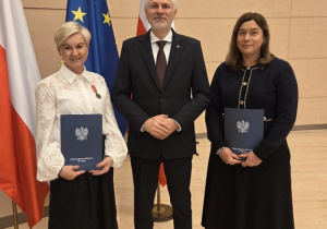 Wojewódzkie obchody DEN- Pani Aga Kunicka i Pani Dyrektor z nagrodami!
