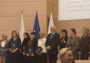 Wojewódzkie obchody DEN- Pani Aga Kunicka i Pani Dyrektor z nagrodami!