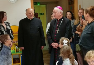 Wizyta Jego Ekscelencji Księdza Biskupa Andrzeja Dziuby w przedszkolu!