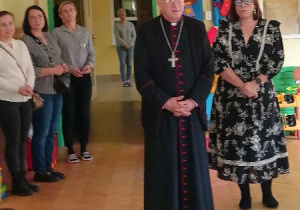 Wizyta Jego Ekscelencji Księdza Biskupa Andrzeja Dziuby w przedszkolu!